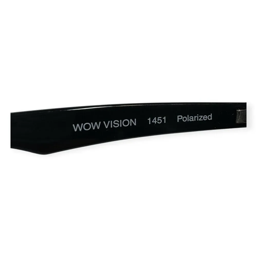 Carve Wow Vision Polarized Sunglasses Black‎ Frame Gray Injected Lenses BNWT